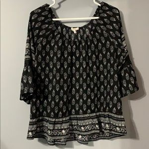 Maurice’s off the Shoulder Bell Sleeve Shirt